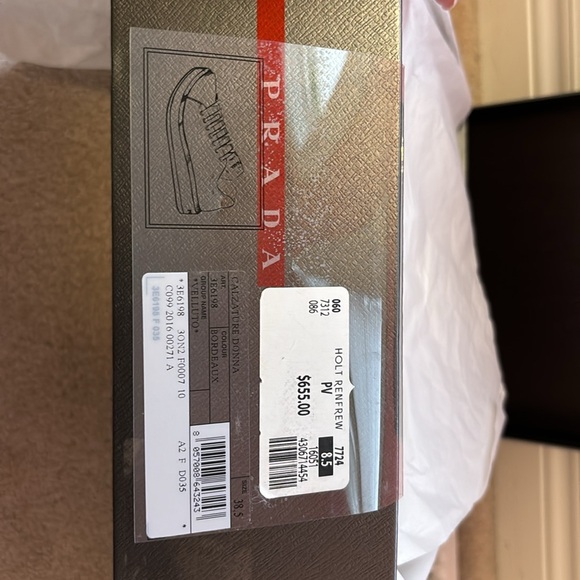 PRADA VELVET PLATFORM RUNNERS - Picture 4 of 8